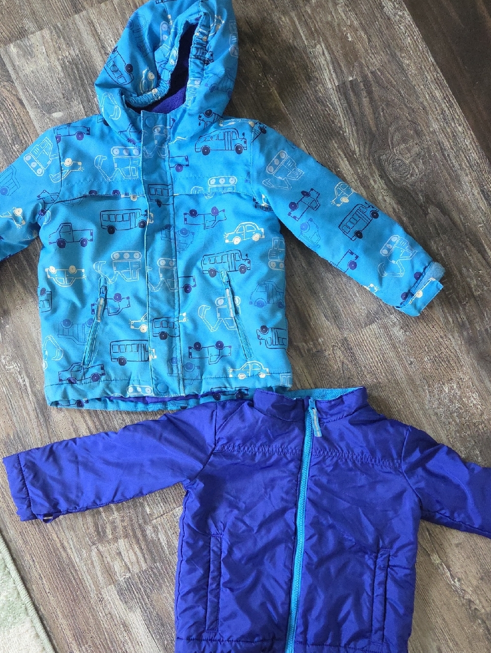 Cat & Jack 3-in-1 Snowplay Toddler Jacket - 4T - Construction Vehicle